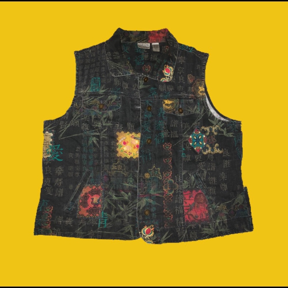 Chico’s Chinese inspired vest